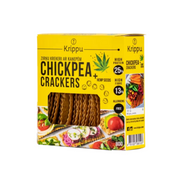 Chickpea crackers with Hemp seeds (10 x 80 grams)