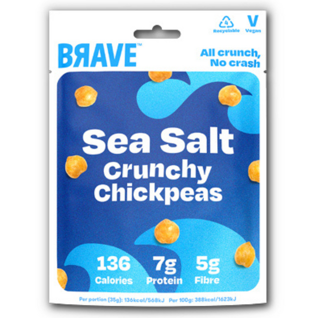 Brave Chickpeas Sea Salt (12 x 35 grams)